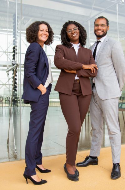 cheerful-multiethnic-business-team